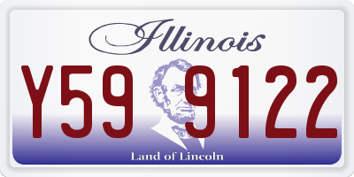 IL license plate Y599122