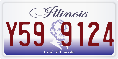 IL license plate Y599124