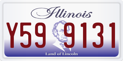 IL license plate Y599131