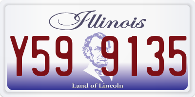 IL license plate Y599135