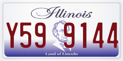 IL license plate Y599144