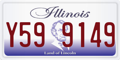 IL license plate Y599149