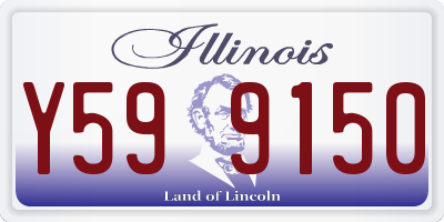 IL license plate Y599150