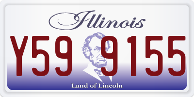IL license plate Y599155