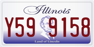 IL license plate Y599158