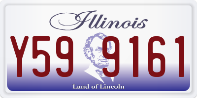 IL license plate Y599161