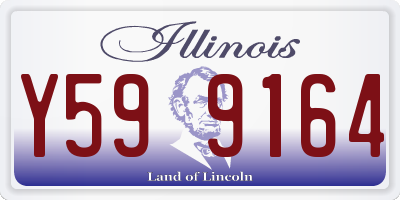IL license plate Y599164