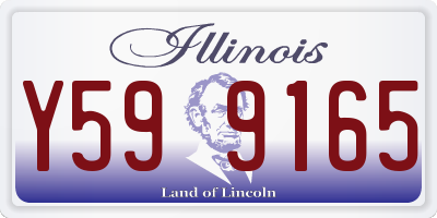 IL license plate Y599165