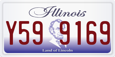 IL license plate Y599169