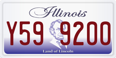 IL license plate Y599200