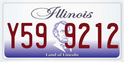 IL license plate Y599212