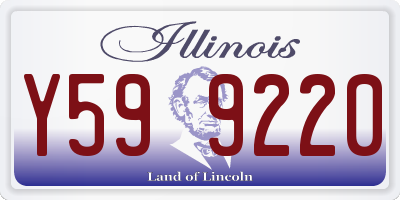 IL license plate Y599220