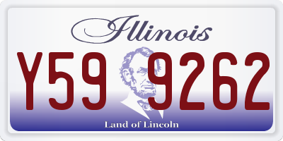 IL license plate Y599262