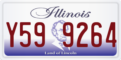 IL license plate Y599264
