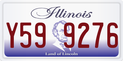 IL license plate Y599276