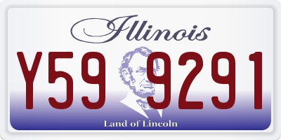 IL license plate Y599291