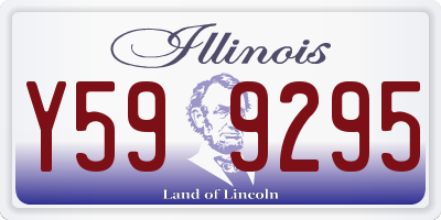 IL license plate Y599295