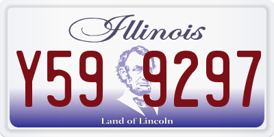 IL license plate Y599297
