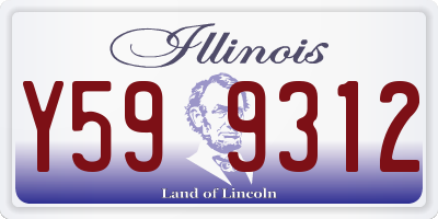 IL license plate Y599312