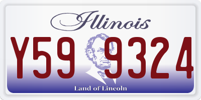IL license plate Y599324