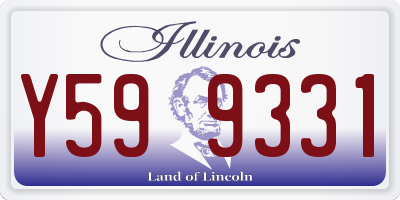 IL license plate Y599331