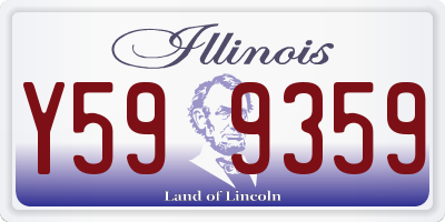 IL license plate Y599359