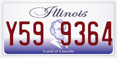 IL license plate Y599364