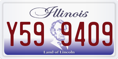 IL license plate Y599409