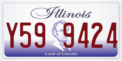 IL license plate Y599424