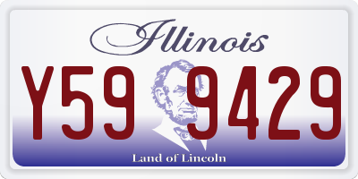 IL license plate Y599429