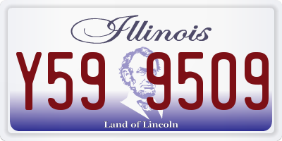 IL license plate Y599509