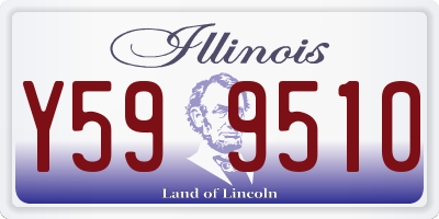 IL license plate Y599510