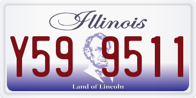 IL license plate Y599511