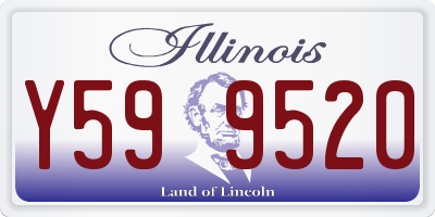 IL license plate Y599520
