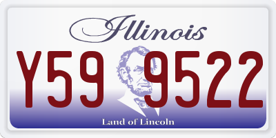 IL license plate Y599522