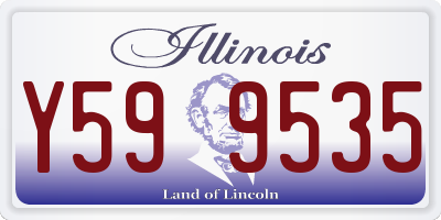 IL license plate Y599535