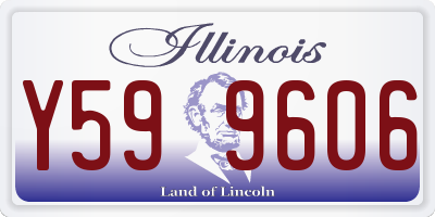 IL license plate Y599606