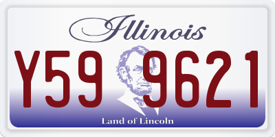 IL license plate Y599621