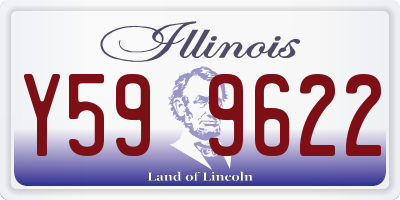 IL license plate Y599622
