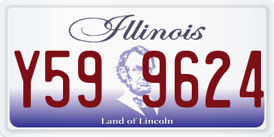IL license plate Y599624