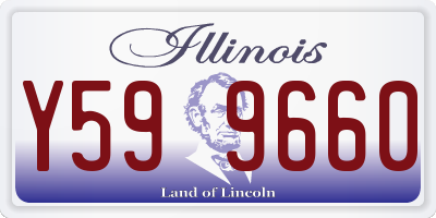 IL license plate Y599660