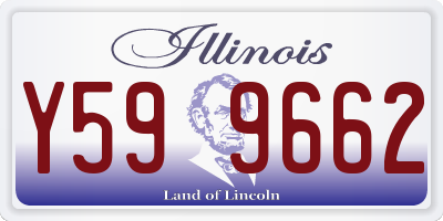 IL license plate Y599662