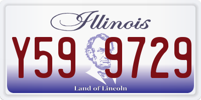 IL license plate Y599729
