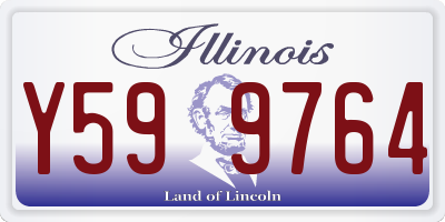 IL license plate Y599764