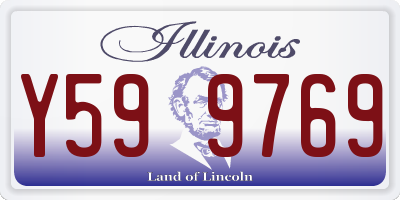 IL license plate Y599769