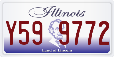IL license plate Y599772