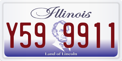 IL license plate Y599911