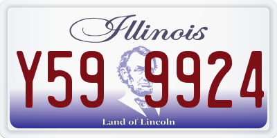 IL license plate Y599924