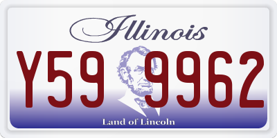IL license plate Y599962