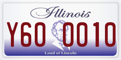 IL license plate Y600010